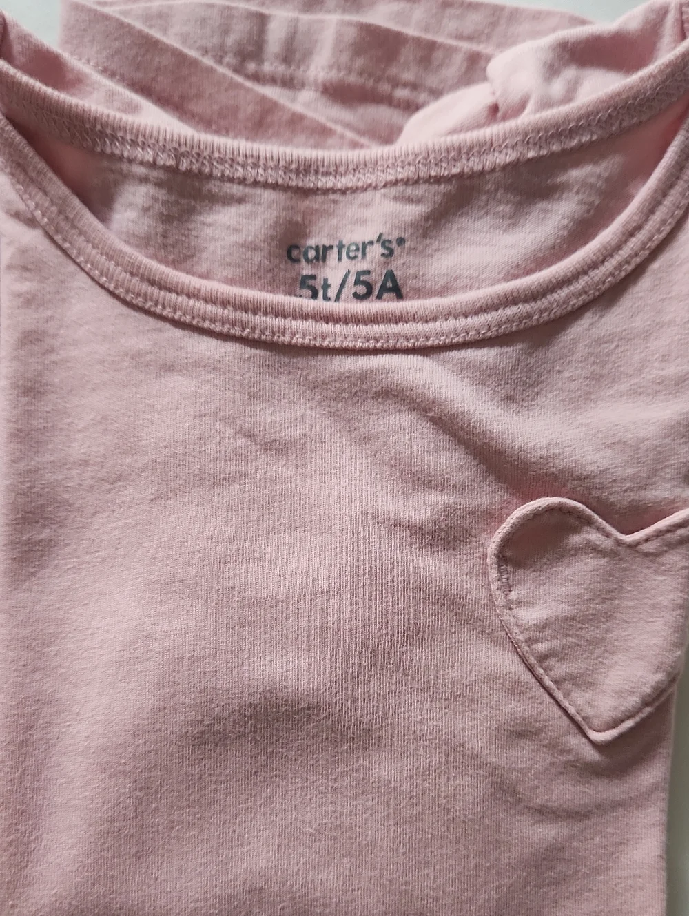 Carter's Pink & Mauve Long-Sleeve Floral and Heart Tee Set